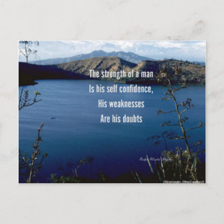 Self confidence-motivational postcards