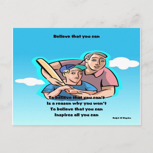 Self confidence postcard (Front)