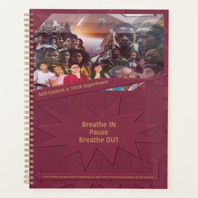 Self-Control Is YOUR SuperPower Planner (Front)