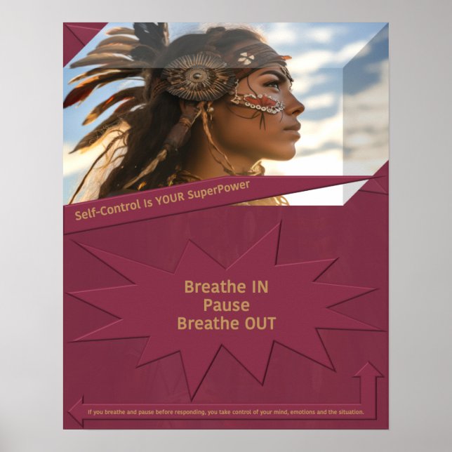 Self-Control Is YOUR SuperPower Poster (Front)