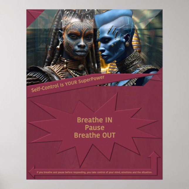 Self-Control Is YOUR SuperPower Poster (Front)