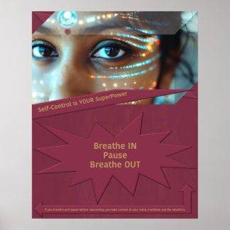 Self-Control Is YOUR SuperPower Poster