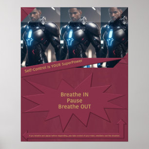 Self-Control Is YOUR SuperPower Poster