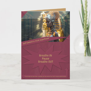 Self-Control Is YOUR SuperPower Thank You Card