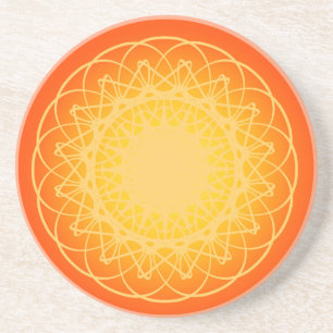 Self-Control Mandala Coaster
