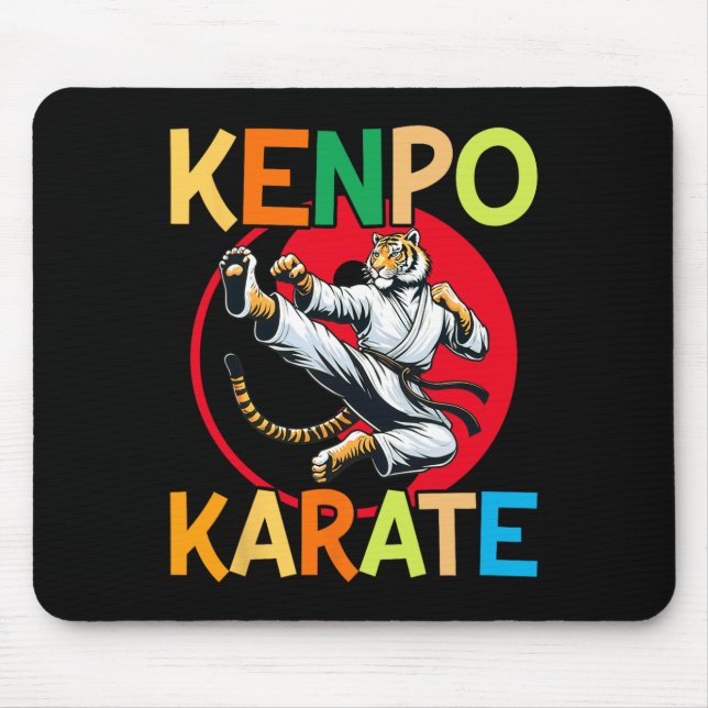 Self Defence Kenpo Karate Martial Arts  Mouse Pad (Front)