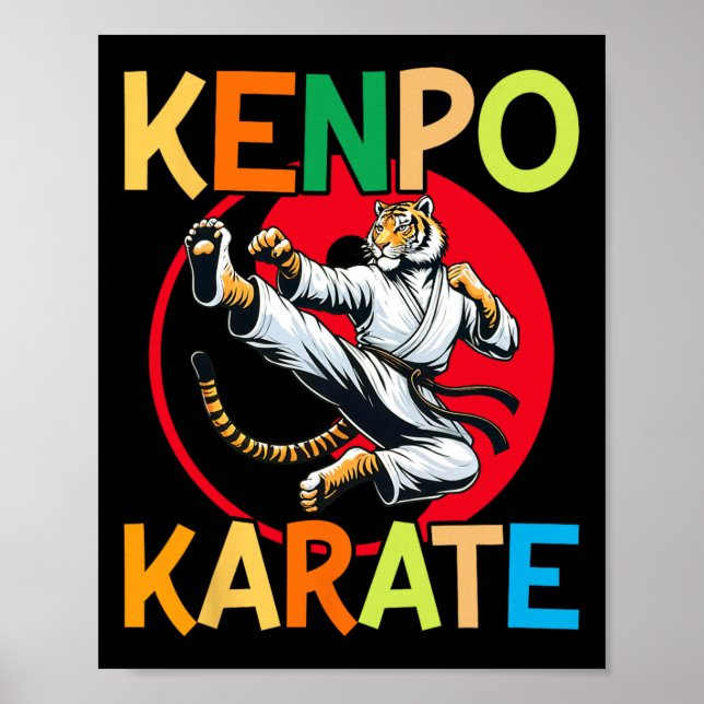 Self Defence Kenpo Karate Martial Arts  Poster (Front)