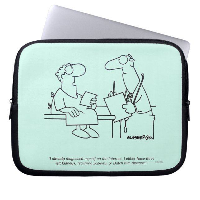 Self-Diagnosis Laptop Sleeve (Front)