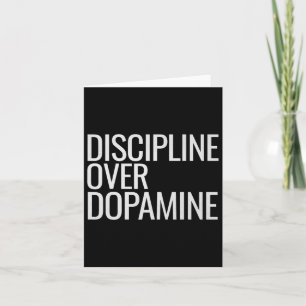 Self Discipline Over Dopamine Workout Motivation G Card