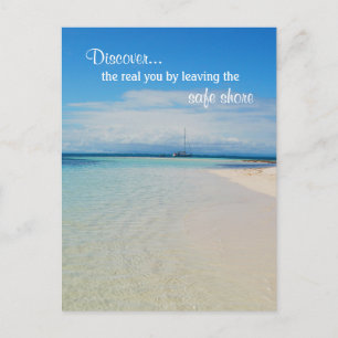 Self Discovery Encouragement Inspirational Postcard