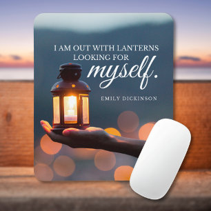 Self-Discovery Inspirational Quote Mouse Pad