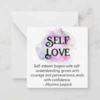 *~* Self Esteem AP62  Maxime Lagacé Flat Note Card