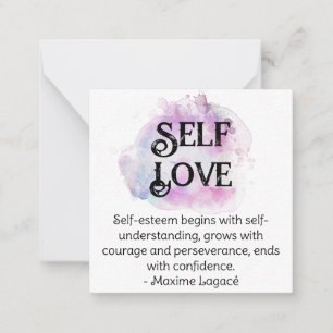 *~* Self Esteem AP62 Maxime Lagacé Flat Note Card
