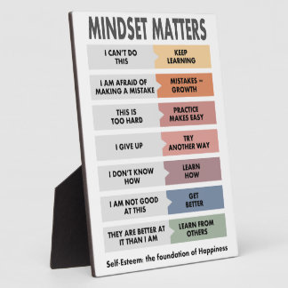 Self-Esteem: the foundation of Happiness Plaque