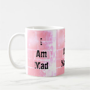 Self Expression Text Rustic Pink Background Design Coffee Mug