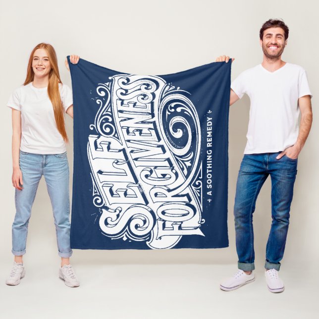 self forgiveness fleece blanket (In Situ)