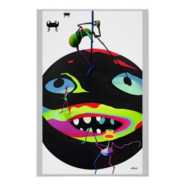 Self-Generated Stress Monsters Poster (Front)