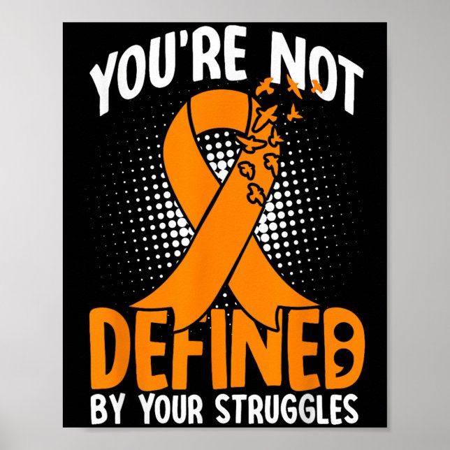 Self Harm Awareness Motivational Sitive Mindfulnes Poster (Front)