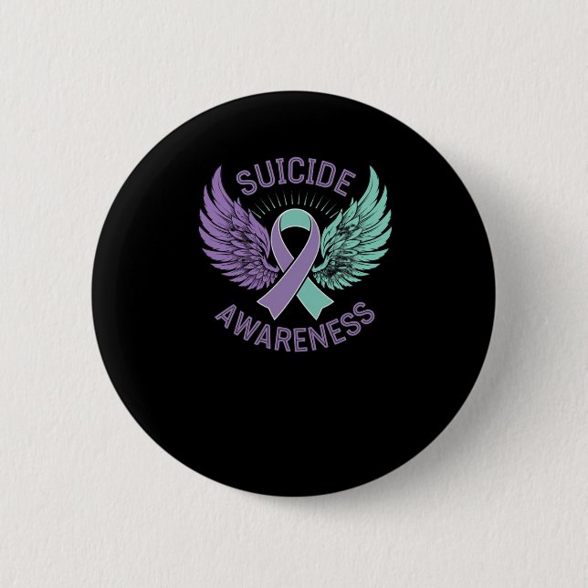 Self Harm Awareness Sticker1  6 Cm Round Badge (Front)
