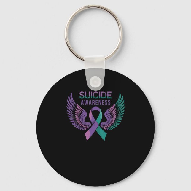 Self Harm Awareness Sticker  Key Ring (Front)