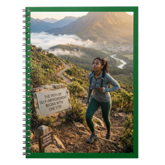 Self Improvement Is a Journey Not a Destination Notebook