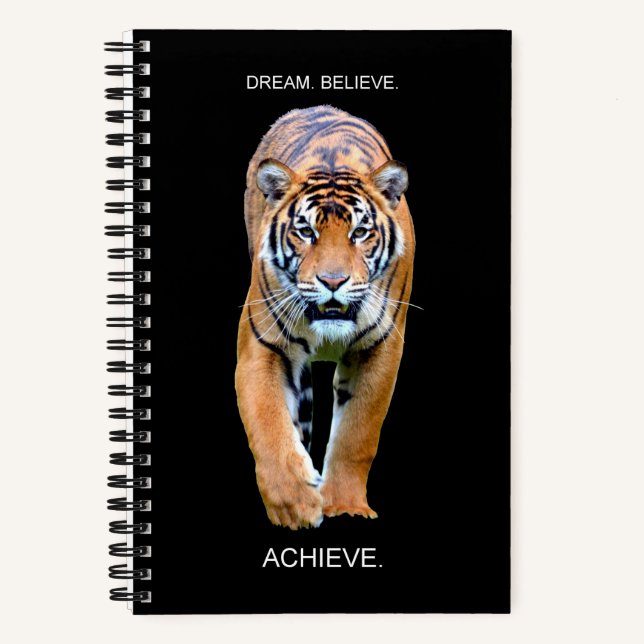 Self Improvement Motivational Quote Hardcover Notebook (Front)