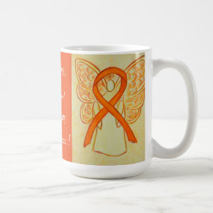Self Injury Awareness Ribbon Angel Custom Mug