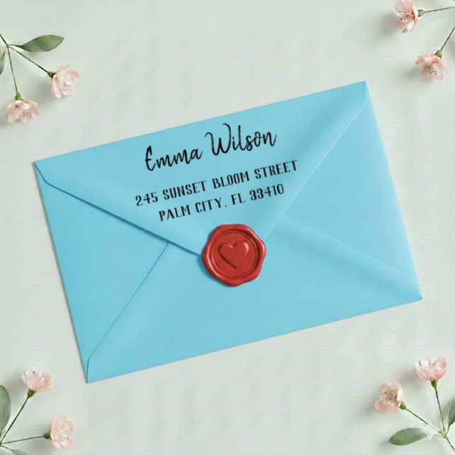 Self Inking Custom Name And Address Rubber Stamp (Creator Uploaded)