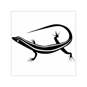 self-inking lizard stamp