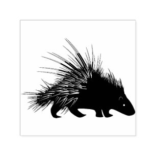 self-inking porcupine stamp