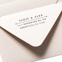 Self inking return address stamp "classic"