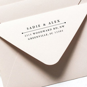 Self inking return address stamp "classic"