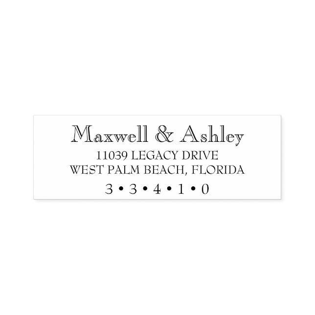Self Inking Return Address Stamp, Preppy Self-inking Stamp (Design)
