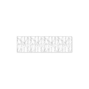 Self Inking Rubber Stamp