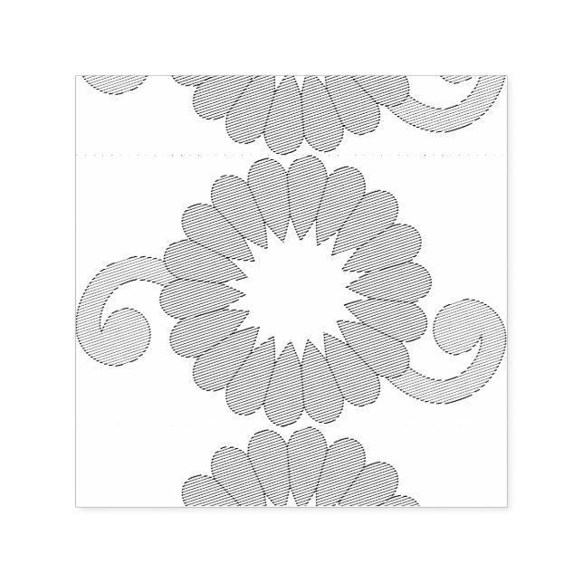 Self Inking Rubber Stamp (Design)