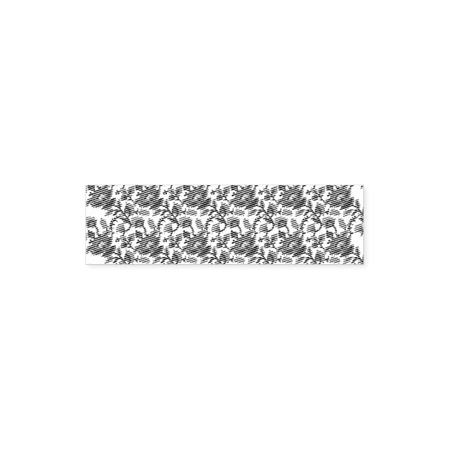 Self Inking Rubber Stamp (Design)