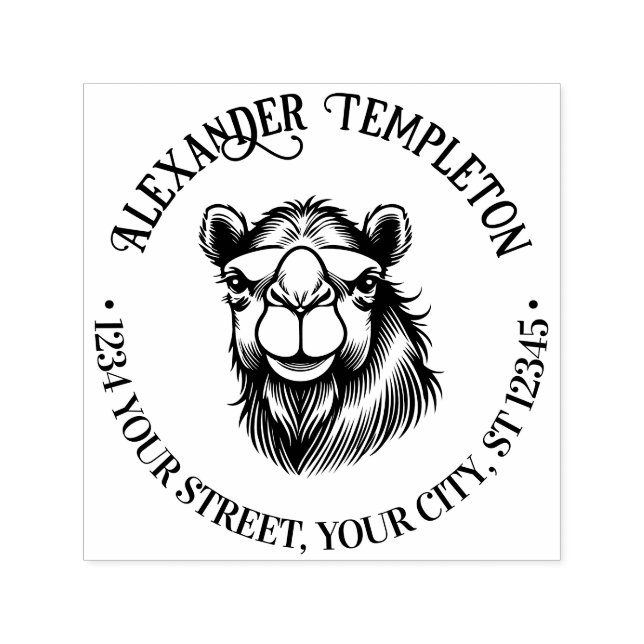 Self Inking Rubber Stamp (Design)