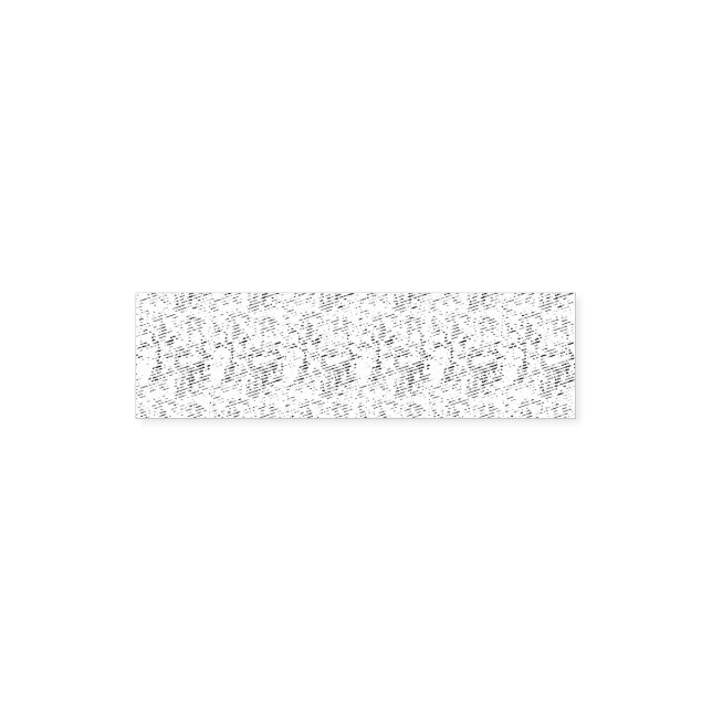 Self Inking Rubber Stamp (Design)