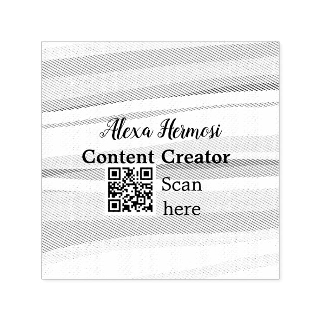 Self Inking Rubber Stamp (Design)