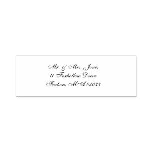 Self Inking Rubber Stamp