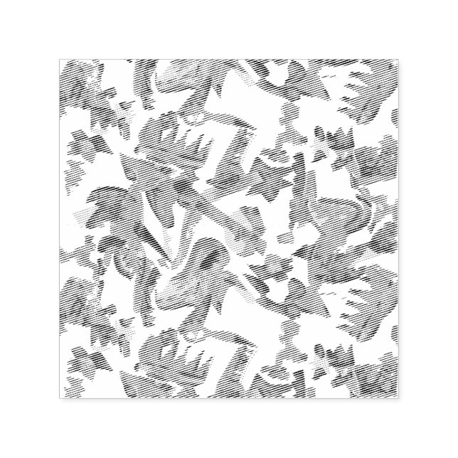 Self Inking Rubber Stamp (Design)