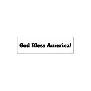 Self Inking Sampter God bless America Self-inking Stamp