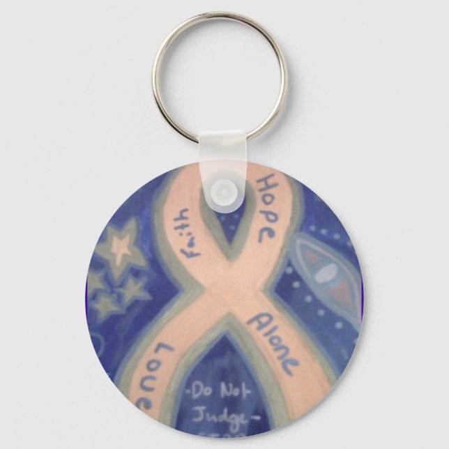Self Inury awareness Keychain (Front)
