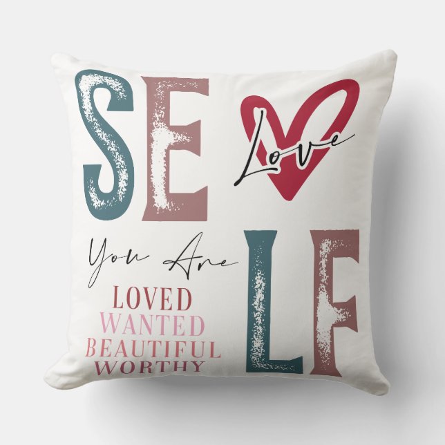 Self Love Affirmation Cushion (Front)