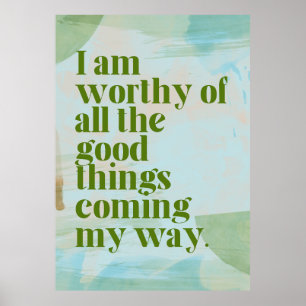 Self Love Affirmation Poster