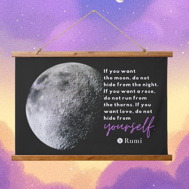 Self-Love and Self-Acceptance Inspirational Quote Hanging Tapestry (Creator Uploaded)