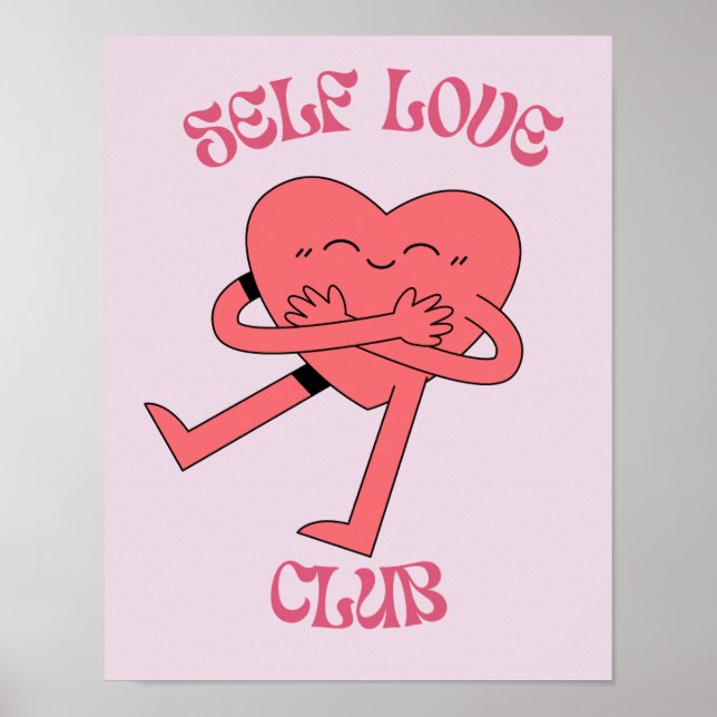 Self love club poster (Front)