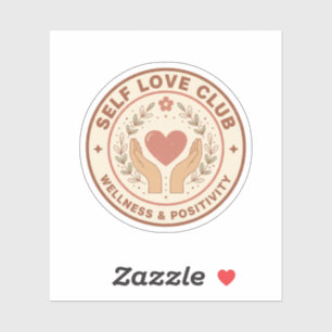 Self Love Club Retro Badge Mental Health