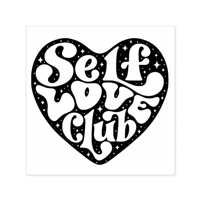 Self Love Club Self-inking Stamp (Design)