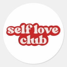 Self Love Club Sticker